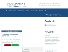 Tablet Screenshot of indelmarine.hr